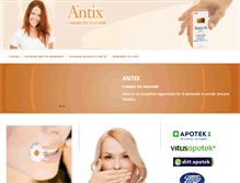 Tablet Screenshot of antix.no